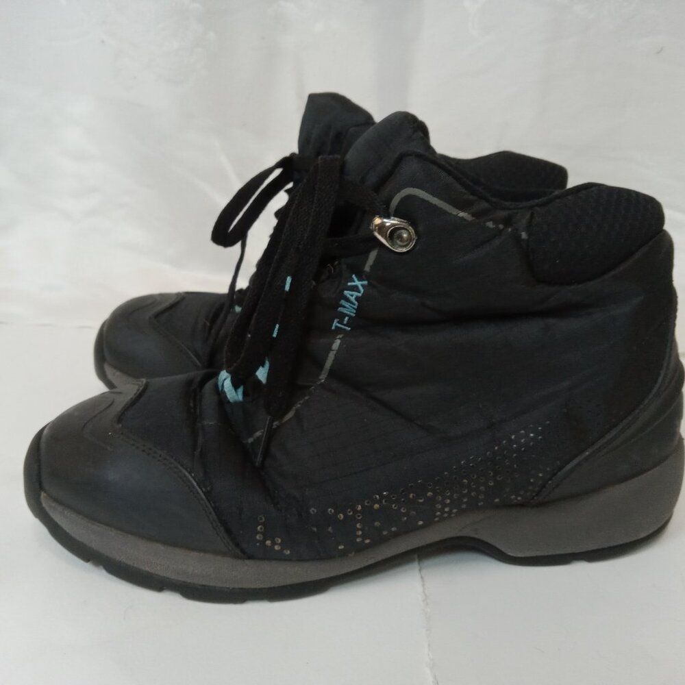 T-Max Hyper Dri Women's Boots Snow Winter Insulated Black Size 8